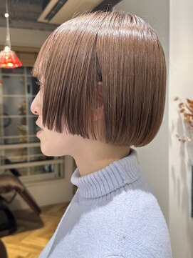 ロンプ(romp) 前上がりリップラインボブ【恵比寿romp藤巻】【ショート/ボブ】