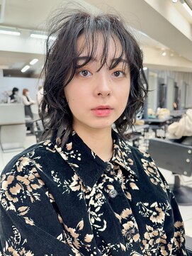 ヴェイン 渋谷(vain) ゆるふわワンカールボブパーマくるくるパーマレイヤーボブ