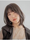 ボブから伸ばし中のミディアムレイヤー