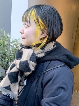 スー 渋谷(suu) インナーカラーハイトーンダブルカラー