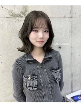 ヒン(HIN) BOB×透明感グレージュ