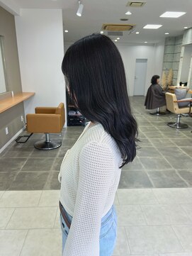 シンス(Since) 韓国風暗髪カラー／艶感！妖艶オリーブグレー／里見美穂