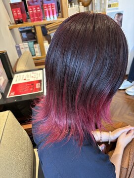 リシェールグリーン 越谷花田店(RICHAIR GREEN) 前髪/アンブレラカラー/こなれミディ/イメチェン/ウェーブパーマ