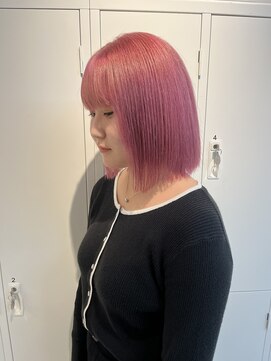 シダ(sida SAIIN) 【高城】ブリーチありハイトーンピンク