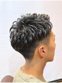 アイロンパーマ×刈り上げショート