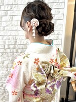 ザブックハンドサロン(The book hand salon)&nbsp;振袖×ヘアアレンジ