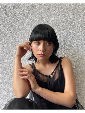 キジ(KIJI) マッシュウルフ/ワイドバング/オン眉/前髪パッツン