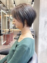 ロンド エメ 柏(Lond aimer) 柏で１番綺麗な髪質改善ミニウルフダブルカラーショートボブ