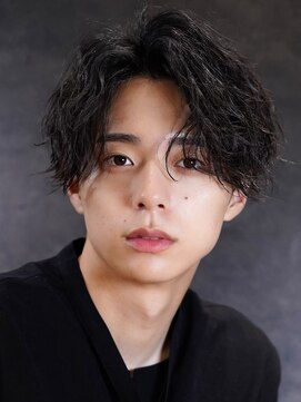 アンサー 渋谷(ANSWER) メンズ波巻きシャドウパーマ渋谷原宿