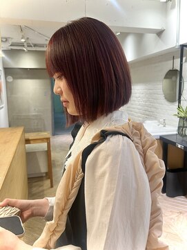 ローレン(LOREN) ミディアムヘア/デザインカラー/フェイスフレーミング/栄/久屋