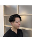 束感・色気・洒落感UP。シャドウパーマ風リッジパーマ