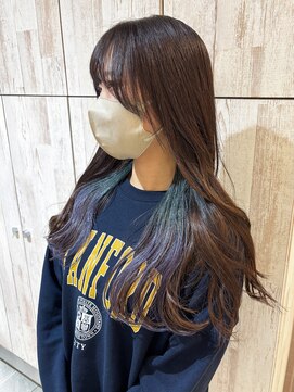 インナーカラー/ツートンカラー/グラデーション/推しカラー/仙台