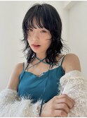 ウルフパーマ　ウルフレイヤー　レイヤーパーマ　抜け感パーマ