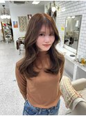ワンホンレイヤー20代30代ブリーチなしダブルカラー髪質改善