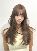 韓国顔周り/ハイレイヤーカット/ワンホンレイヤー/池袋