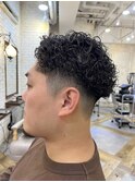 〈キシタクヘアー〉スパイラルパーマ×メンズカット
