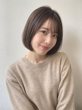 テーラヘアー 我孫子店(TELA HAIR) 【艶感◎】ナチュラルブラウンボブ