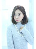 ☆【unopulir】大人かわいい耳かけナチュラルボブ☆