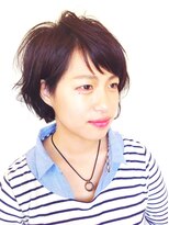 ヘアーミックス ニット(hair mix nitt) ショートボブ