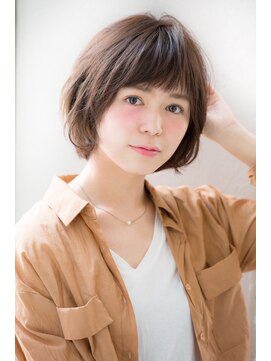 ジョエミバイアンアミ(joemi by Un ami) (joemi)ワイドバングくびれミディモーブカラーワンサイド(花野)