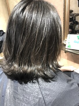 ユニーク(UniQ) 【UniQ・小笹】ちっぷハイライト×グレージュ