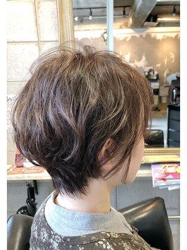 エイチヘア(h hair) 【h hair 四条大宮】大人パーマスタイル