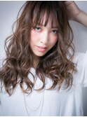 *mod's上尾*無造作カールの外国人風グラマラスロングx