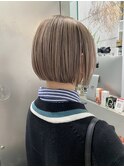 切りっぱなしボブ
