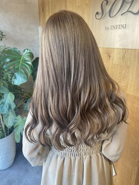 ソル(SOL by INFINI) SOL/小森/milk tea beige/シンプルに可愛い
