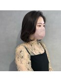 韓ヘア/タンバルモリ/大人ボブ