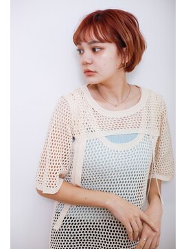 バサ 久米川店(BASSA) ☆ハイトーンマッシュショート☆［久米川］/質感再生カラー