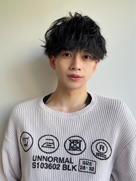 ツーダブルバイフィフス 西梅田店(WW.. by fifth) ツイストスパイラルパーマメンズパーマツイストパーマウルフ梅田