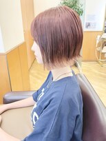 アルバ ヘアリゾート(ALBA)&nbsp;【ALBAさわ】カシスピンク外ハネボブ　★☆