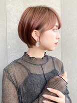 ロンド レグリーズ 立川(Lond leglise)&nbsp;ショート×顔周り×前髪×シルキーベージュ×グレージュカラー