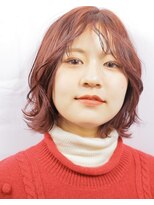 スリーマーク(THREE mark)&nbsp;小顔ナチュラルボブヘア20代30代40代/外ハネ/丸みカール