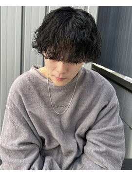 リコ ヘアアンドリラクゼーション 名駅店(LICO HAIR＆RELAXATION) 波巻きスパイラルパーマヘア　名古屋駅/名駅/メンズ