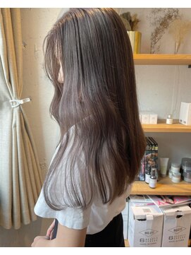 エイト 福岡天神店(EIGHT fukuoka) 透明感グレージュ