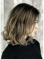 アン たまプラーザ(un) ◆バレイヤージュボブ【髪質改善オージュア/モテ髪カタログ】