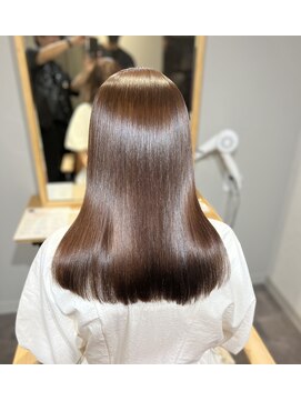 ノンダメージサロン 名古屋名駅店 [絹髪]超高濃度水素ケアストレ-ト+メンテＣ+シルクTr