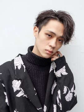 オーシャントーキョー(OCEAN TOKYO) 波巻きマッシュパーマメンズツイストスパイラルツーブロック