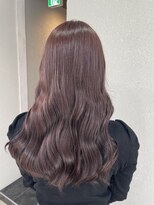 プライズ 成増店(prize)&nbsp;ピンクブラウン シアーカラー セミディ成増地下鉄成増大山