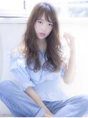 小顔ヘルシーレイヤー　ショコラベージュ　グラデーションカラー