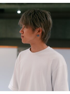 カフ(CAF) CAF河内　メンズハイトーン　ブリーチ　大阪　心斎橋