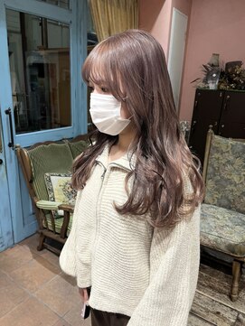 ロチカバイドールヘアー 心斎橋(Rotika by Doll hair) pink beige