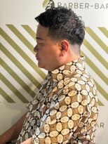 バーバーバー アカバネ(BARBER-BAR AKABANE)&nbsp;大人の短髪アップスタイル×フェード 刈り上げ/ビジネスマン#2