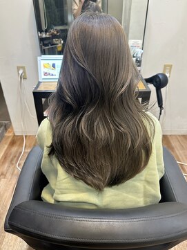 マインバイアフロートギンザ(MYNE by AFLOAT GINZA) オリーブカラー/ブリーチなしダブルカラー【銀座】