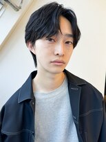 スタートウキョウ 渋谷(STAR TOKYO)&nbsp;毛流れセンターパート無造作パーマツーブロック刈り上げ