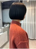 【透明感ブルーブラック】【タンバルモリ】【韓国風ボブ】