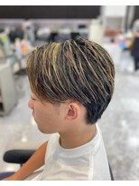 イメージア 町田店(IMAGE A) マッシュハイライトセンターパートツーブロック