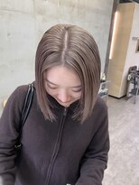 ソルトウォーター(SALT WATER) レイヤーカット/ブラウン/韓国ヘアー/ブリーチ/恵比寿